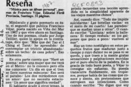 Reseña  [artículo] Eugenio Rodríguez.