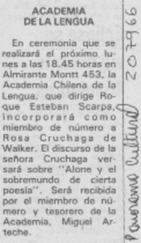 Academia de la Lengua