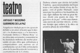 Antiguo y moderno guerrero de la paz