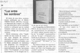 "Luz entre las sombras"