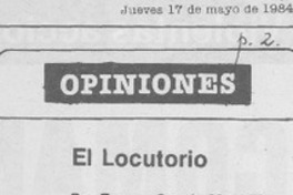 "El locutorio"
