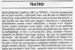 "Esplendor carnal de la ceniza"