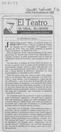 El esplendor carnal --