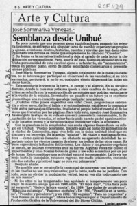 Semblanza desde Unihué  [artículo] Lucía Lezaeta.