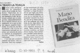 Lafourcade no ha tirado la toalla  [artículo] Ratina.