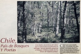 Chile, país de bosques y poetas