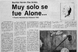 Muy solo se fue Alone --