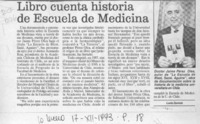 Libro cuenta historia de Escuela de Medicina  [artículo] Lucía Zamora.
