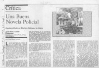 Una buena novela policial  [artículo] Ana María Larraín.