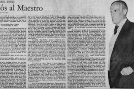Adiós al maestro