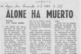Alone ha muerto