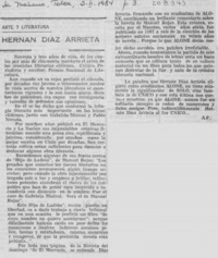 Hernán Díaz Arrieta