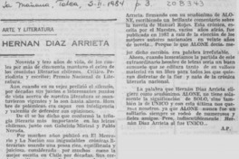 Hernán Díaz Arrieta