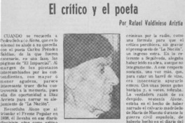 El crítico y el poeta