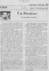 Un bostezo