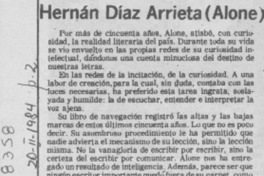 Hernán Díaz Arrieta (Alone)