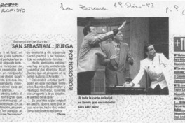 San Sebastián -- ruega por nosotros!  [artículo] Diona.