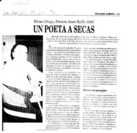 Un poeta a secas  [artículo].