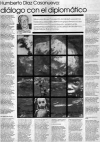 Humberto Díaz Casanueva; diálogo con el diplomático