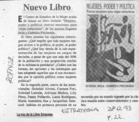 Nuevo libro  [artículo].