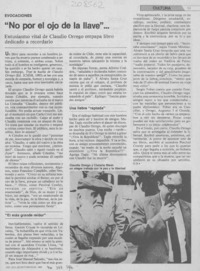 No por el ojo de la llave"