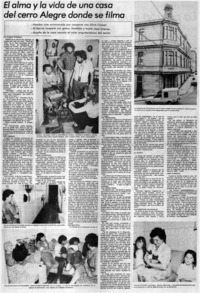 El alma y la vida de una casa del Cerro Alegre donde se filma