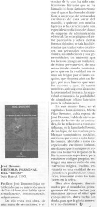 Historia personal del "Boom"