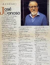 José Donoso un sexo-genario de buenas costumbres : [entrevista]