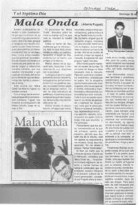 Mala onda  [artículo] Ency Hernández Caballero.