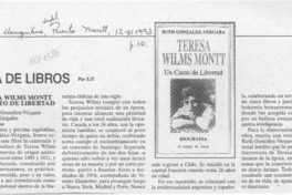 Teresa Wilms Montt, un canto de libertad  [artículo] S. P.