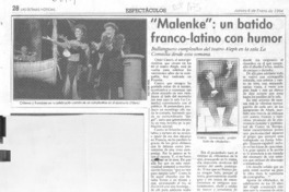 "Malenke", un batido franco-latino con humor