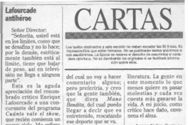 Lafourcade antihéroe  [artículo] Alvaro Núñez.