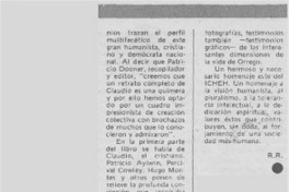 Tras la huella de Claudio Orrego