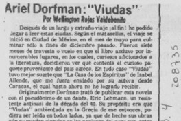 Ariel Dorfman, "Viudas"