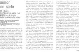 El humor va en serio