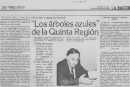 "Los árboles azules" de la Quinta Región