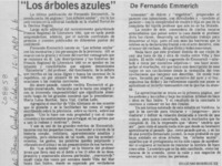 "Los árboles azules"