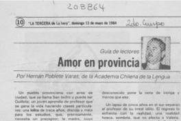 Amor en provincia
