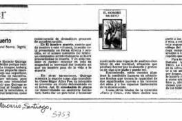 El hombre muerto  [artículo] María Ester Martínez Sanz.