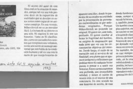 El clasificador  [artículo]Sonia González Valdenegro.