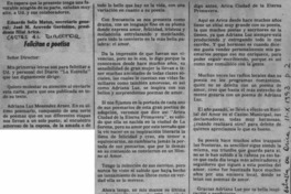 Felicitan a poetisa  [artículo].