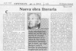 Nueva obra literaria  [artículo] Carlos Yovanovich.