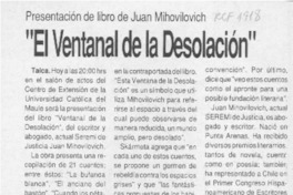 "El Ventanal de la desolación"  [artículo].