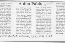 A don Pablo  [artículo] Cejota.