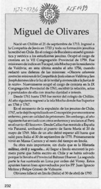 Miguel de Olivares  [artículo].