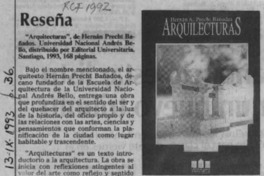 Arquilecturas  [artículo] E. U.