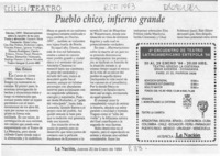 Pueblo chico, infierno grande  [artículo] Hans Ehrmann.