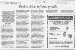 Pueblo chico, infierno grande  [artículo] Hans Ehrmann.