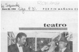 Teatro  [artículo] Pedro Labra.