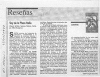 Soy de la plaza Italia  [artículo] Luis Vargas Saavedra.